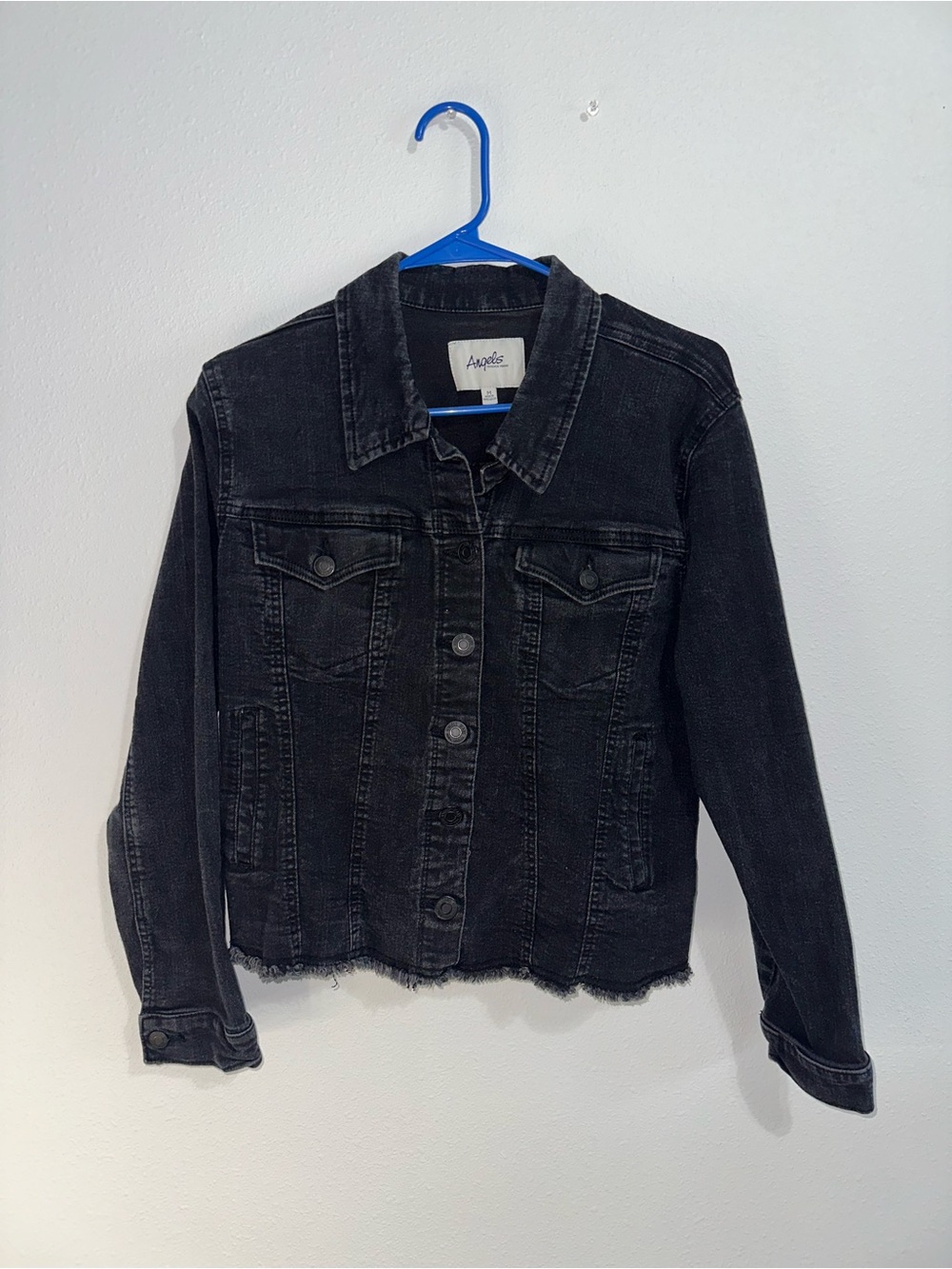 Apt. 9 Black Denim Jacket - Women's Classic Button-Up